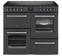 Belling Farmhouse 100E 100cm Electric Range Cooker with Ceramic Hob - Anthracite - A/A Rated