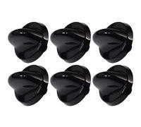 Belling 300 Series Compatible Black Oven Cooker Hob Control Knob Pack Of 6 By Ufixt
