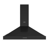 Belling BEL Farmhouse Chim 100PYR 100cm Chimney Cooker Hood - Black, Black
