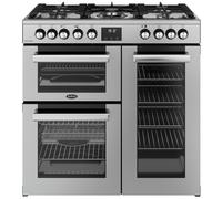 Belling 444411794 90cm Dual Fuel Range Cooker - S/Steel