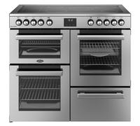 Belling RCACC100ESTA RCA COOKCENTRE 100E 100cm Ceramic Range Cooker - Stainless Steel