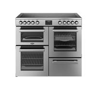 Belling 444411798 100cm Wide Cookcentre Ceramic Range Cooker in Stainl