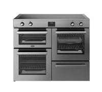 Belling 444411808 110cm Wide Cookcentre Induction Range Cooker in Stai