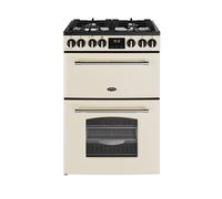 Belling Farmhouse 60cm Dual Fuel Cooker - Cream