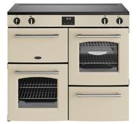 Belling 444411833 100cm Wide Farmhouse Induction Range Cooker in Cream