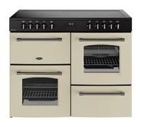 Belling Farmhouse 110E 110cm Electric Range Cooker with Ceramic Hob - Cream - A/A Rated