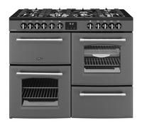 Belling 444411837 110cm Wide Farmhouse Dual Fuel Range Cooker in Anthr