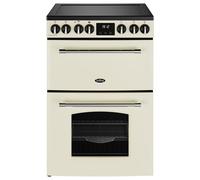 Belling MRAFHOUSE60ECRM Ceramic Electric Double Oven Cooker - Cream