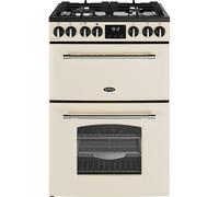 Belling Farmhouse 60cm Dual Fuel Cooker - Cream