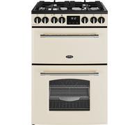 Belling Farmhouse 60cm Dual Fuel Cooker - Cream