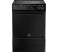 Belling BEL FSA VISION SGL Induction Electric Cooker with Single Oven, Black 444412053 A