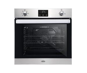 Belling BEL BI602FP Single Electric Built-In Oven, Stainless Steel