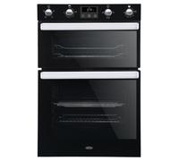 Belling BEL BI902FP Double Electric Built-In Oven, Black, A Rated