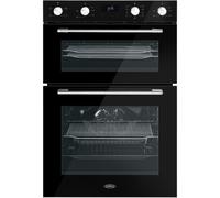 Belling BEL BI903MFC 90cm Built-In Double Multifunction Oven - Black/Stainless - A Rated