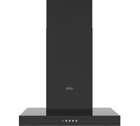 Belling 444411679 60cm T Shaped Chimney Hood in Black 3 Fan Speeds