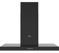 Belling BEL Cookcentre Chim 110T 110cm Chimney Cooker Hood for Ducted/Recirculating Ventilation - Black, Black