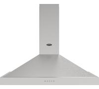 Belling BEL Cookcentre Chim 90PYR 90cm Chimney Cooker Hood for Ducted/Recirculating Ventilation - Stainless Steel, Stainless Steel