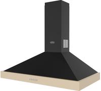 Belling BEL Farmhouse Chim 110PYR 110cm Chimney Cooker Hood - Cream, Cream