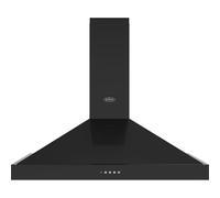 Belling BEL Farmhouse Chim 110PYR 110cm Chimney Cooker Hood - Black
