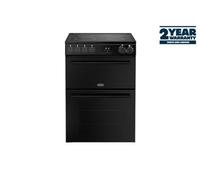 Belling Bel Fsa Vision 60E Blk 444412049 - Black & Silver Steel Cooker - 99L Capacity