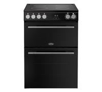 Belling Vision 444412059 60Ei Induction Electric Black & Silver Steel Cooker