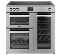 Belling BEL RCA COOKCENTRE 90EI STA 11796 90cm Induction Range Cooker - STAINLESS STEEL