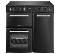 Belling BEL RCA FARMHOUSE 90E BLK 11817 90cm Ceramic Range Cooker - BLACK