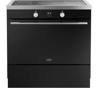 Belling BEL RCA VISION SGL 90Ei 90cm wide Electric Range Cooker with Induction Hob - Black/Silver Steel - A Rated