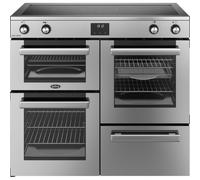 Belling 444411802 100cm Wide Cookcentre Induction Range Cooker in Stai