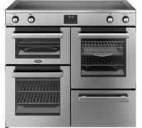 Belling 444411802 100cm Wide Cookcentre Induction Range Cooker in Stai