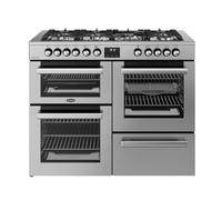 Belling Cookcentre 110cm Dual Fuel Range Cooker - Stainless