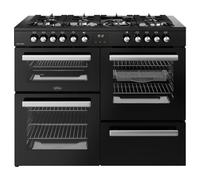 Belling Cookcentre 110DF Dual Fuel Range Cooker 444411805 BLACK