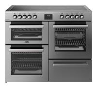 Belling Cookcentre 110E 110cm Electric Range Cooker with Ceramic Hob - Stainless Steel - A