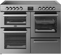 Belling Cookcentre 110E 110cm wide Electric Range Cooker with Ceramic Hob - Stainless Steel - A/A Rated