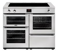 Belling Cookcentre 110EIPROFSTA 110cm Electric Induction Range Cooker-Professional Stainless Steel
