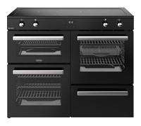Belling Cookcentre 110Ei 110cm wide Electric Range Cooker with Induction Hob - Black - A/A Rated