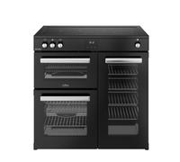 Belling Cookcentre 90cm Electric Induction Range Cooker - Black