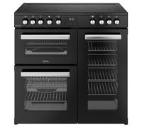 Belling Cookcentre 90E Ceramic Range Cooker 444411791 BLACK