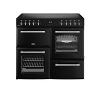 Belling Farmhouse 100cm Electric Ceramic Range Cooker - Black