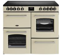 Belling 444411827 100cm Wide Farmhouse Ceramic Range Cooker in Cream