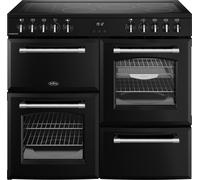 Belling Farmhouse 100cm Electric Ceramic Range Cooker - Black