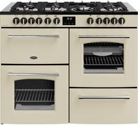 Belling 444411839 110cm Wide Farmhouse Dual Fuel Range Cooker in Cream