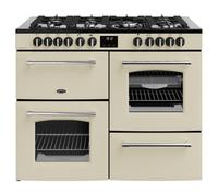 Belling Farmhouse 110cm Dual Fuel Range Cooker - Cream