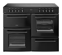 Belling Farmhouse 110cm Electric Ceramic Range Cooker - Black