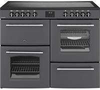 Belling Farmhouse 110E 110cm wide Electric Range Cooker with Ceramic Hob - Anthracite - A/A Rated