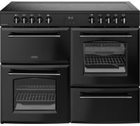 Belling Farmhouse 110cm Electric Ceramic Range Cooker - Black