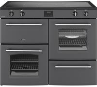 Belling Farmhouse 110Ei 110cm wide Electric Range Cooker with Induction Hob - Anthracite - A Grey