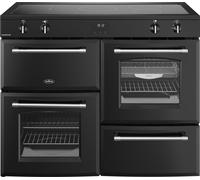 Belling Farmhouse 110Ei 110cm Electric Range Cooker with Induction Hob - Black - A/A Rated