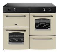 Belling Farmhouse 110cm Electric Induction Range Cooker - Cream
