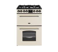 Belling Farmhouse 60cm Dual Fuel Cooker - Cream